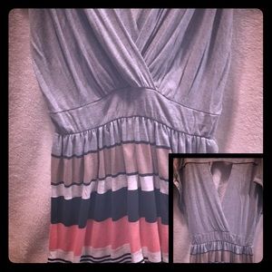 Long ankle length dress.